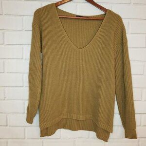 Boohoo OVERSIZED‎ V NECK SWEATER Size M/L
